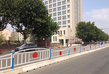 蘋果裝飾市政護欄